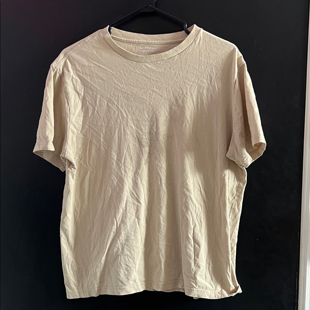 American Eagle Outfitters Beige Short Sleeve Tee